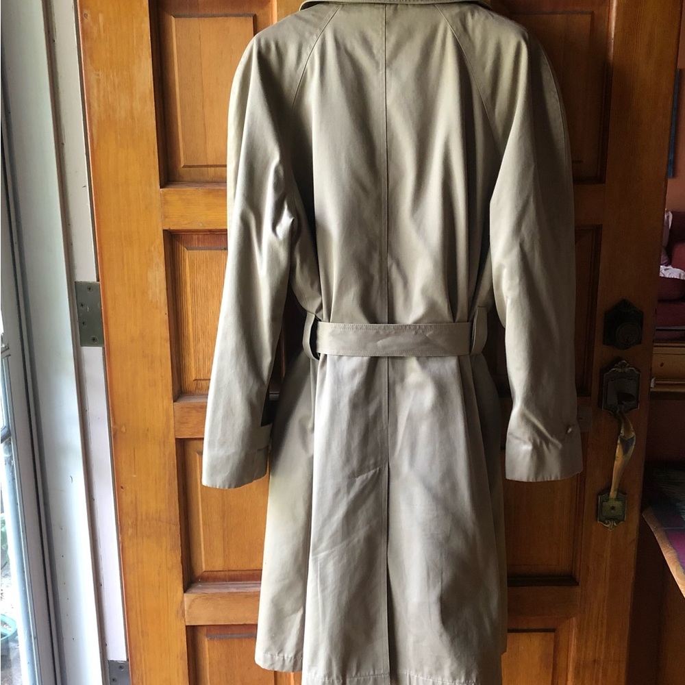 Men’s/ Unisex Hart Schaffner Marx Trench Sz 38R - Picture 7 of 14